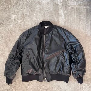 Black bomber jacket